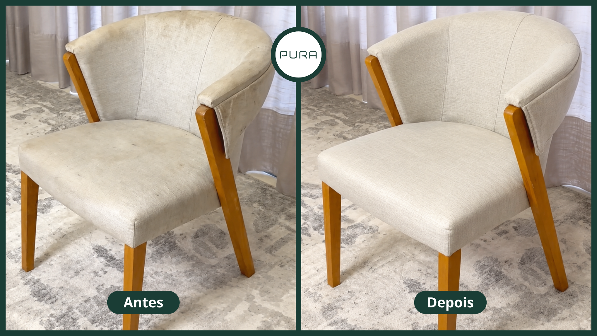 Cadeira madeira antes e depois — Pura em Casa