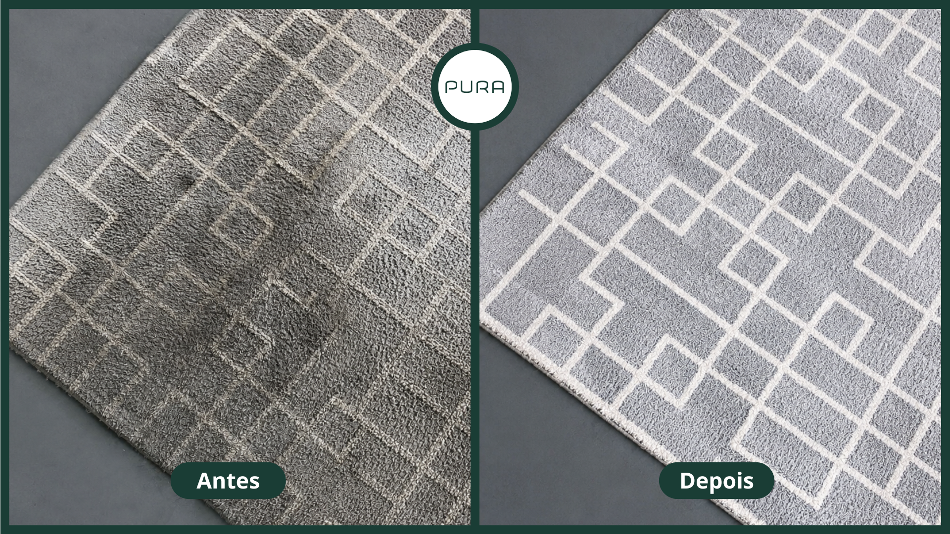 Tapete antes e depois — Pura em Casa